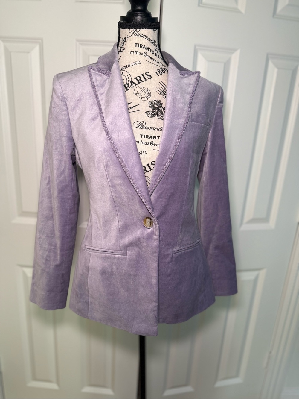J. Crew Lilac Velvet Blazer Brand New!